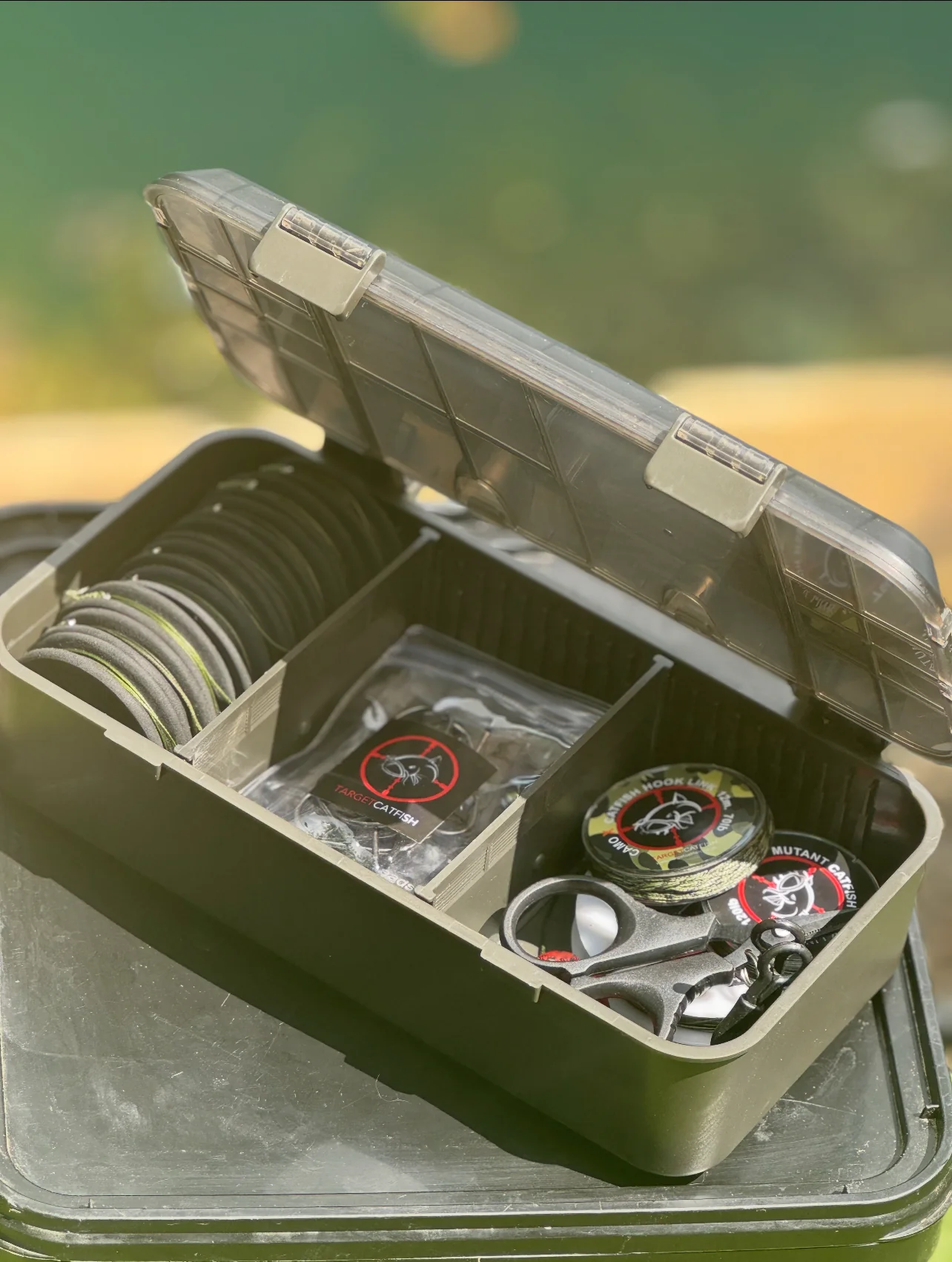 Target Catfish Loaded Tacklebox ! 